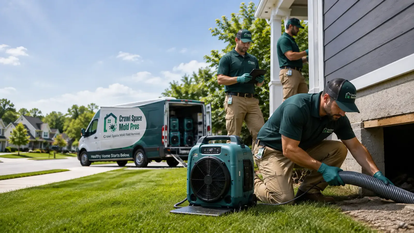 Crawl Space Mold Removal in Fowlerville, MI